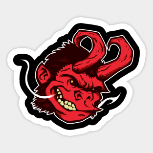 Devil Chimp Sticker